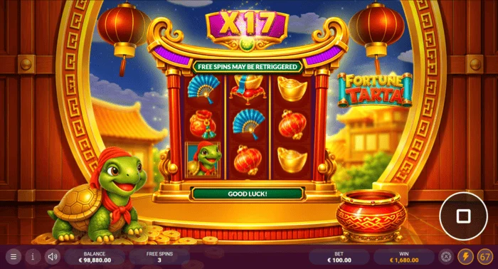 Fortune Tarta - režim besplatnih okretaja sa multiplikatorom